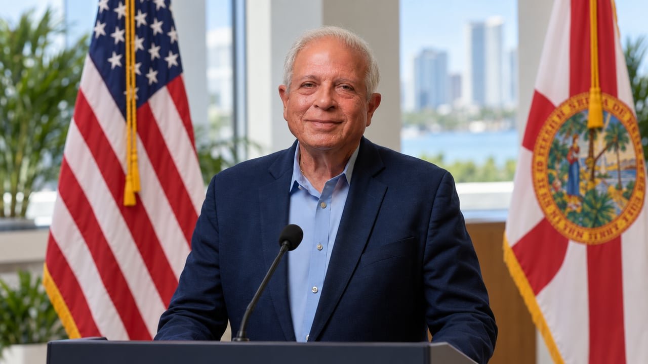 Tomás Regalado, tasador de propiedades de Miami-Dade, defensor de la Enmienda 3 sobre impuestos a la propiedad en Florida