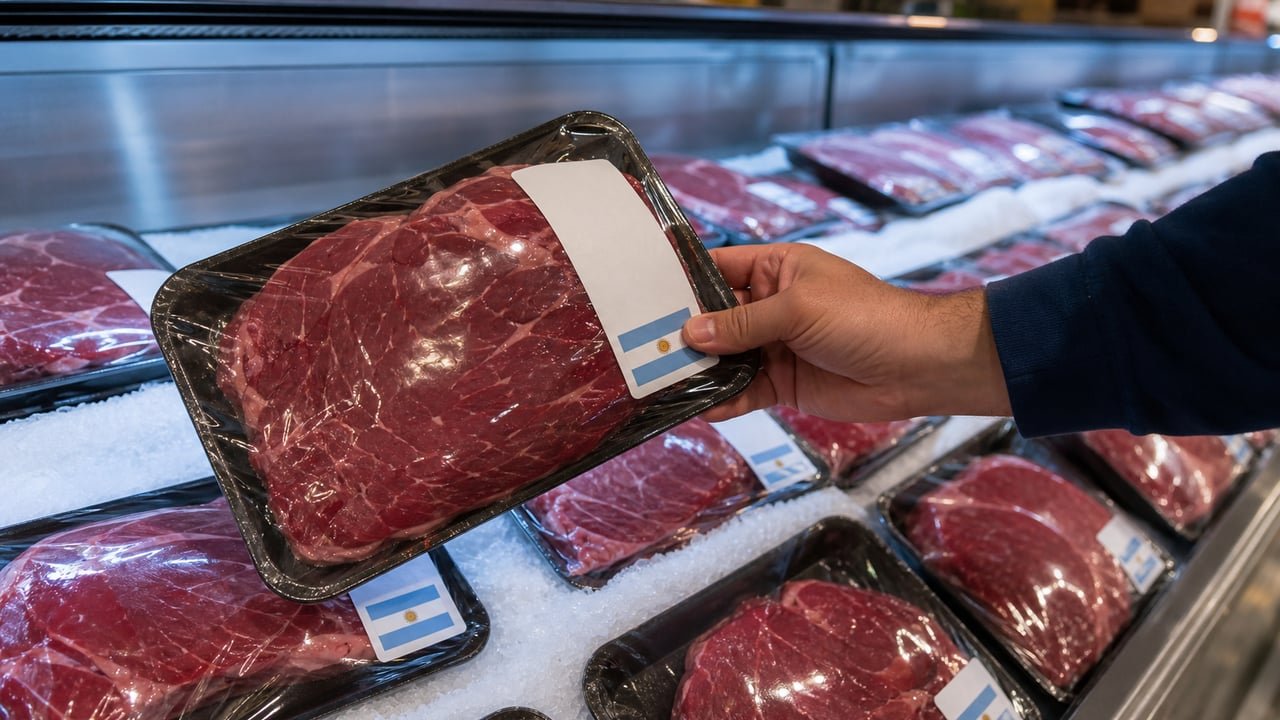Paquetes de carne argentina retirada en un supermercado de Florida por alerta del FSIS