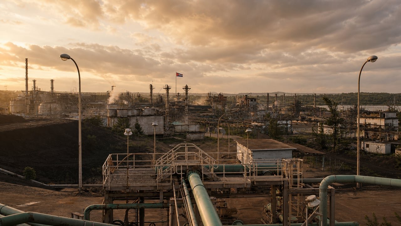 Planta de níquel y cobalto de Moa vinculada a Sherritt International, en Cuba, activo clave en la puja con Glencore